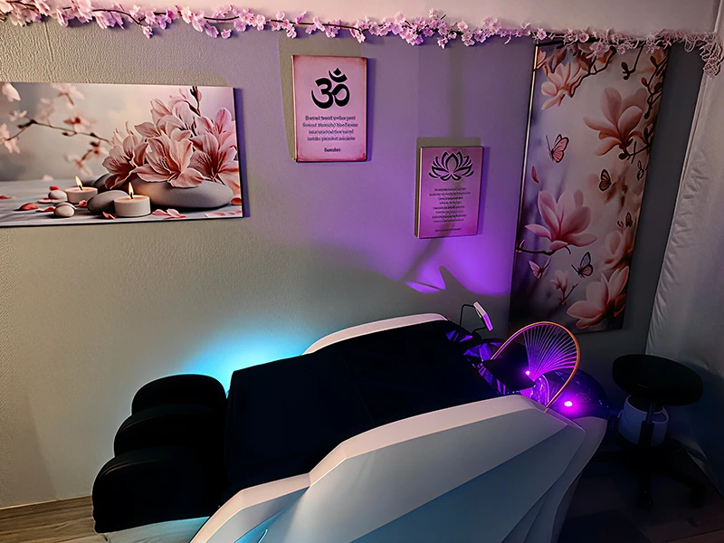 Luxuriöse Therapieliege für Kopf Spa Behandlungen